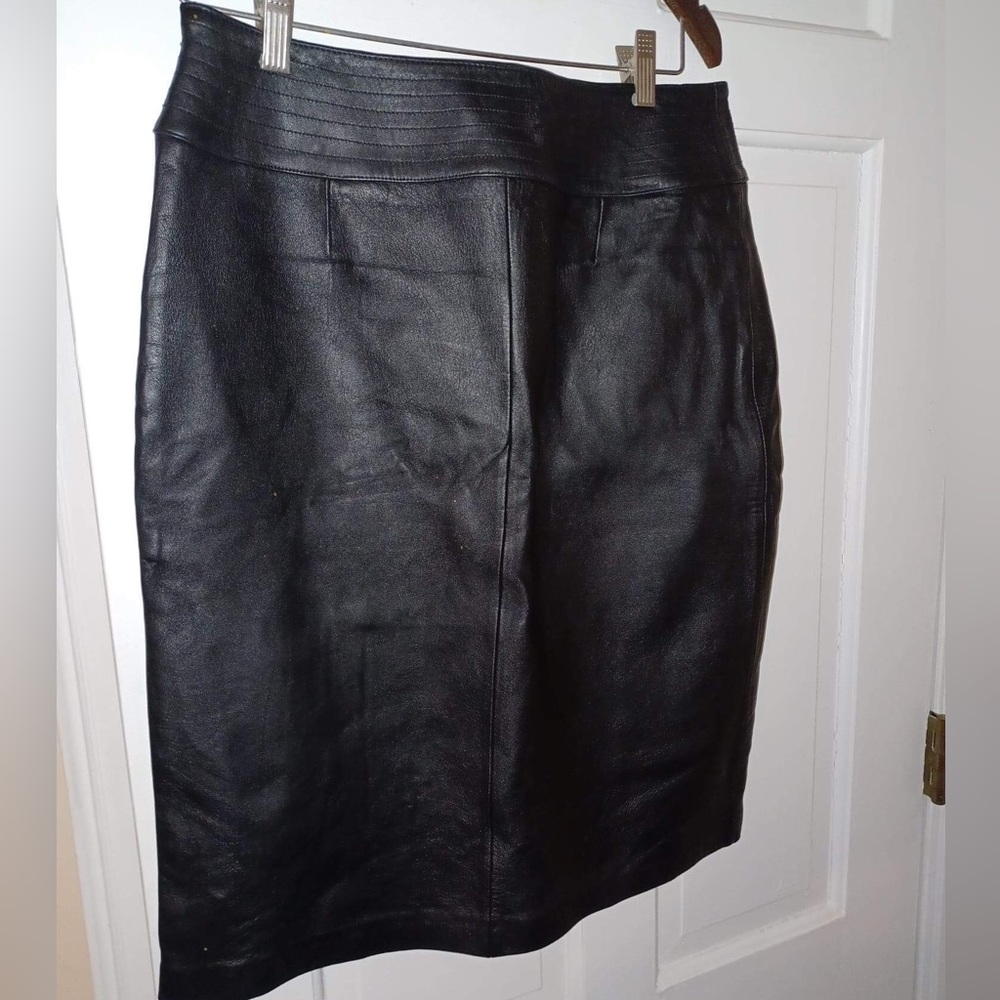 Apostrophe Leather Skirt size 12